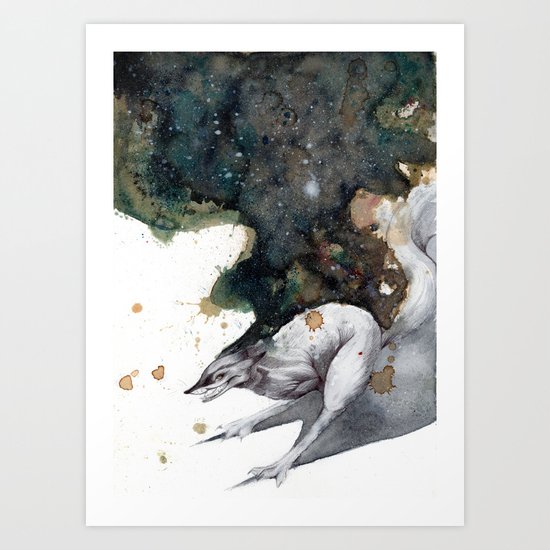 Night Runner Art Print