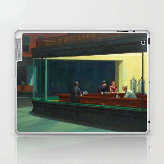 Nighthawks by Edward Hopper Laptop & iPad Skin