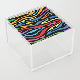 Psychedelic abstract art. Digital Illustration background. Acrylic Box