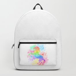 Rainbow unicorn Backpack