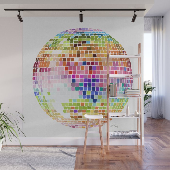 Disco Ball – Rainbow Wall Mural