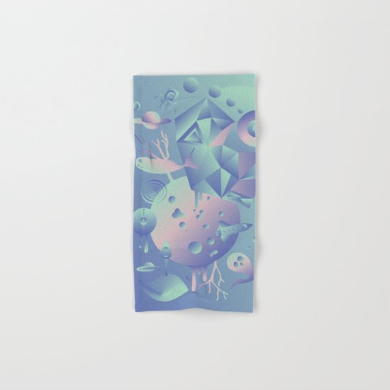 Geometromorphic Ocean Hand & Bath Towel