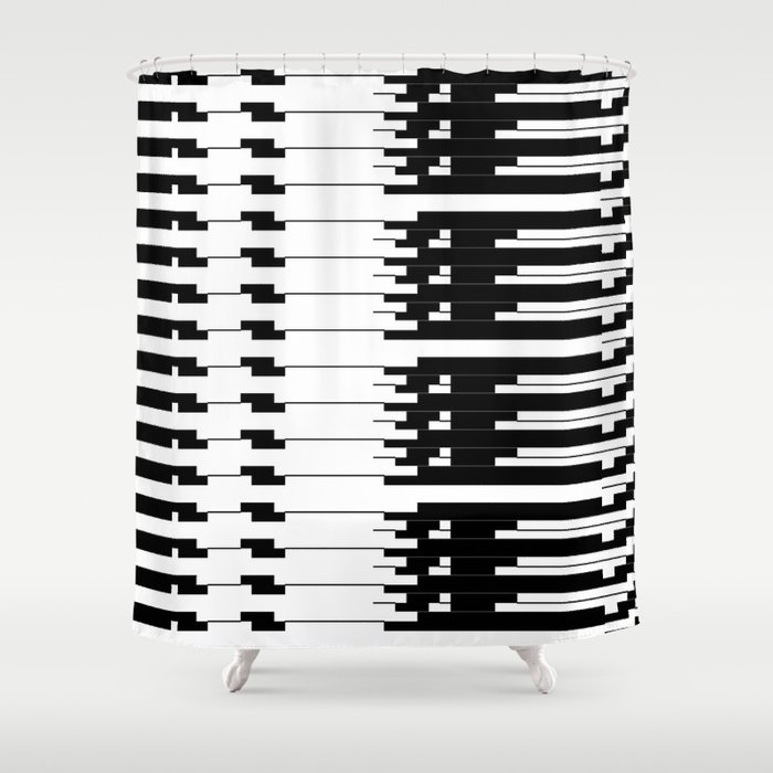 Ascii All Over 06051319 Shower Curtain By Rozita