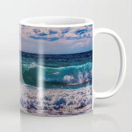 Big Surf at Blue Shutters Beach, Rhode Island Coffee Mug