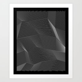 Minimal lines Art Print