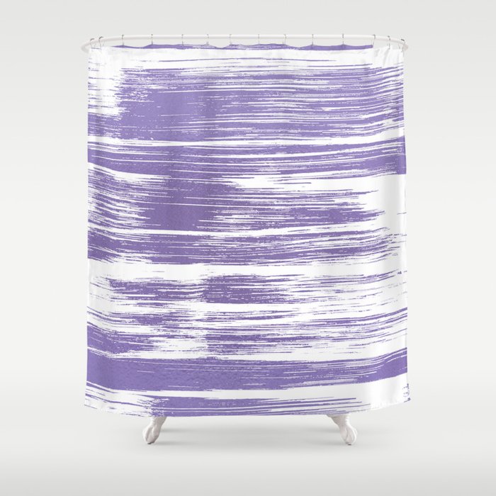 Modern Abstract Lilac Lavender White Watercolor Brushstrokes