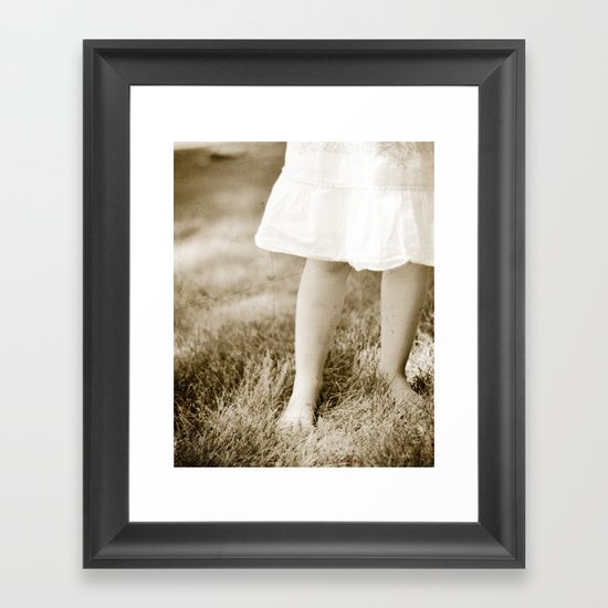 Small innocence Framed Art Print