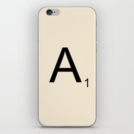 Scrabble Lettre A Letter iPhone Skin