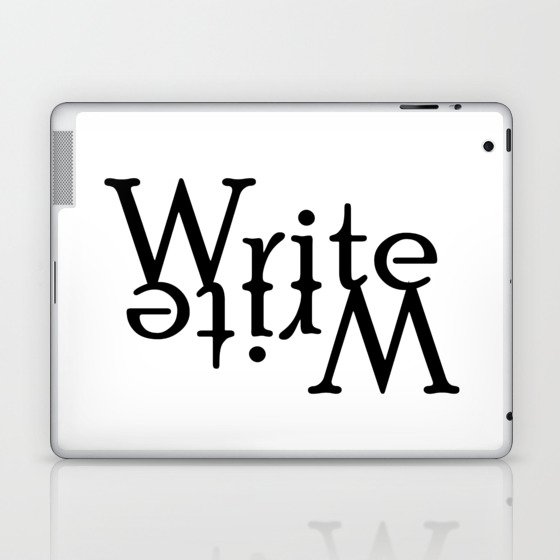 Write (Turned) Laptop & iPad Skin