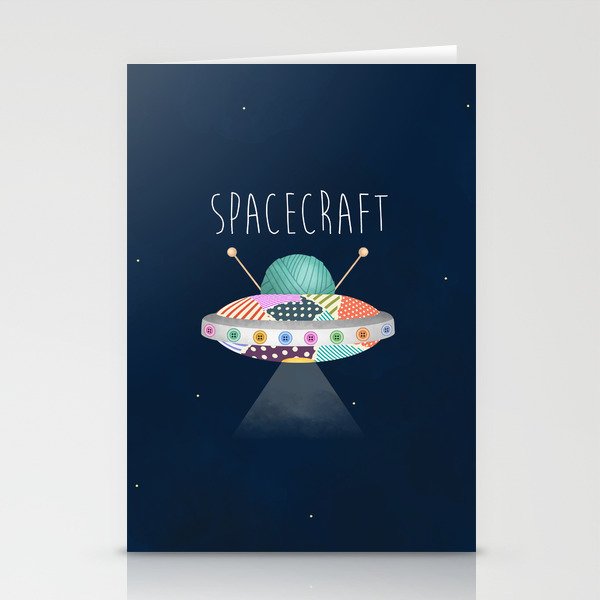 Spacecraft Stationery Cards