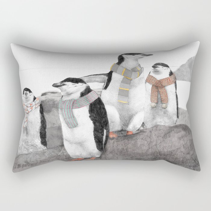 Penguins Rectangular Pillow