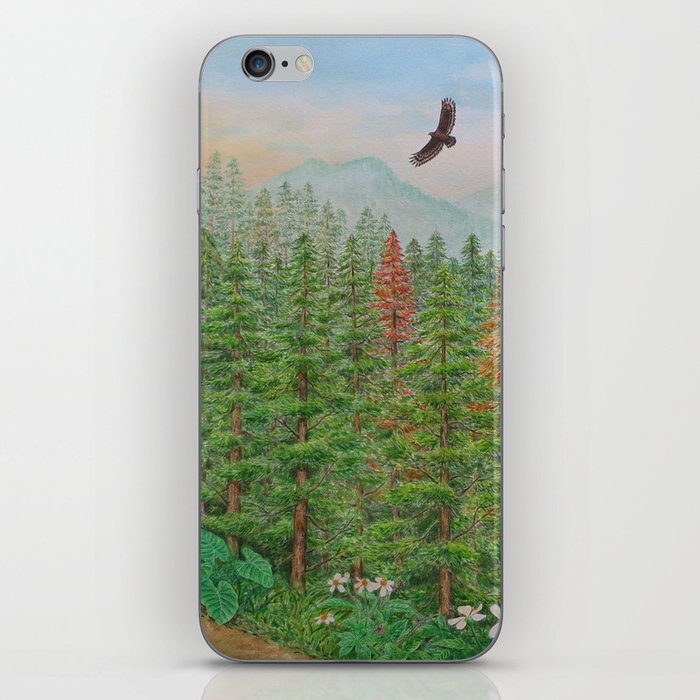 A Day of Forest(8). (coniferous forest) iPhone Skin