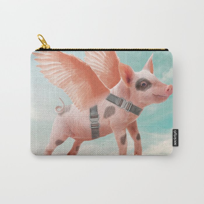 Little Pig can Fly Carry-All Pouch