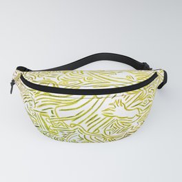 Collective tribal multiverse - yellow edition Fanny Pack