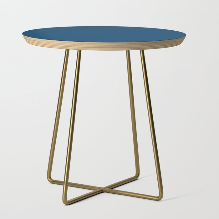 Dark Imperial Blue Side Table