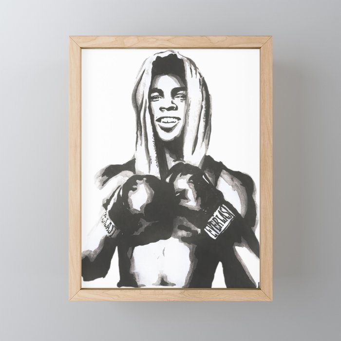 boxing legend Framed Mini Art Print