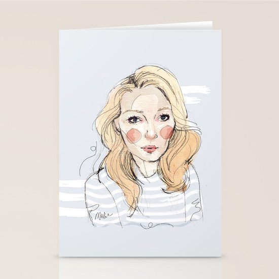 Stripes Stationery Cards