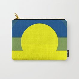Maize & Blue Sun Abstract 1 Carry-All Pouch