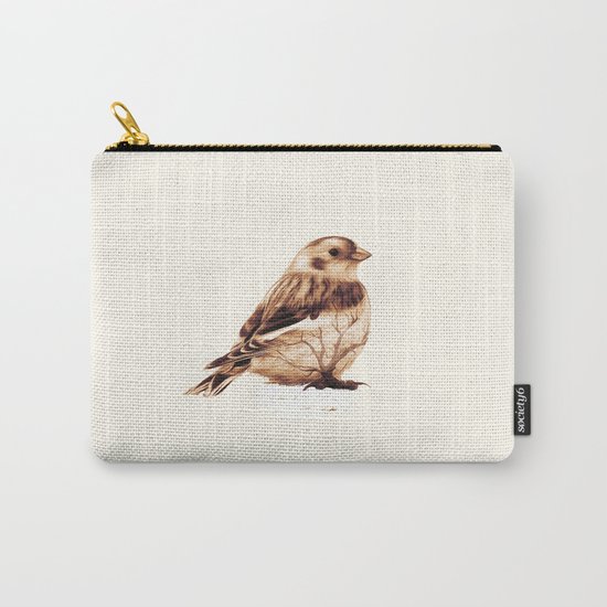Snow Bunting Carry-All Pouch