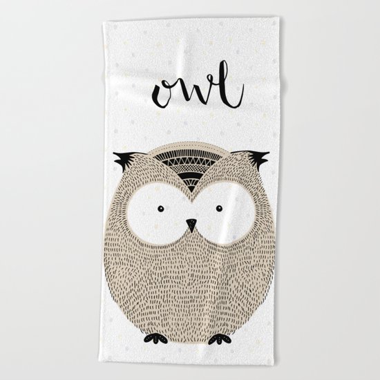 OWL Beach Towel