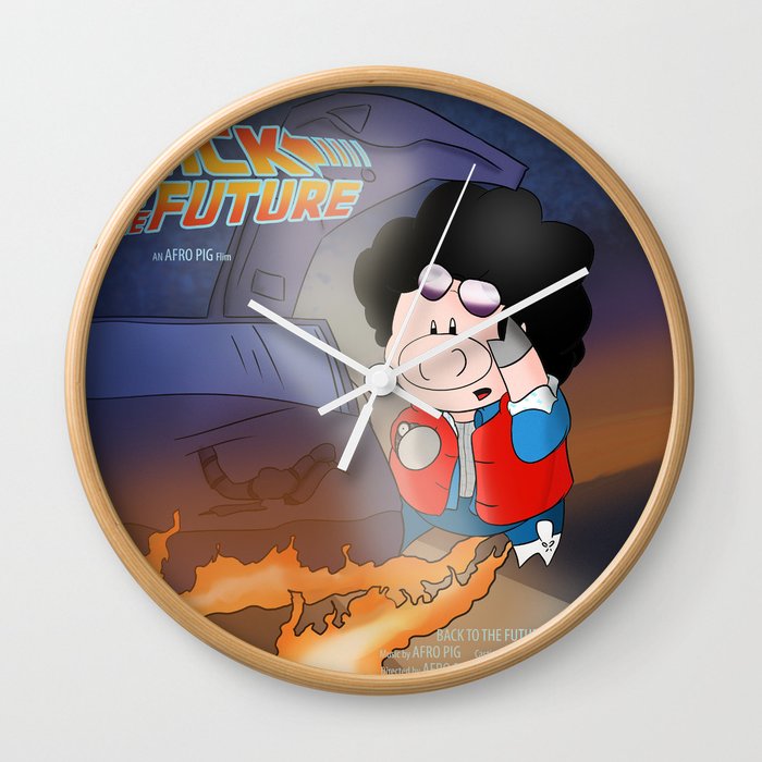 Back to the Future Wall Clock