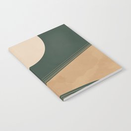 Moon and Road - Minimalist Scandinavian 3 Notebook