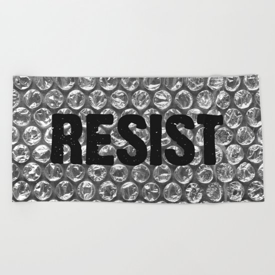 Resist Beach Towel