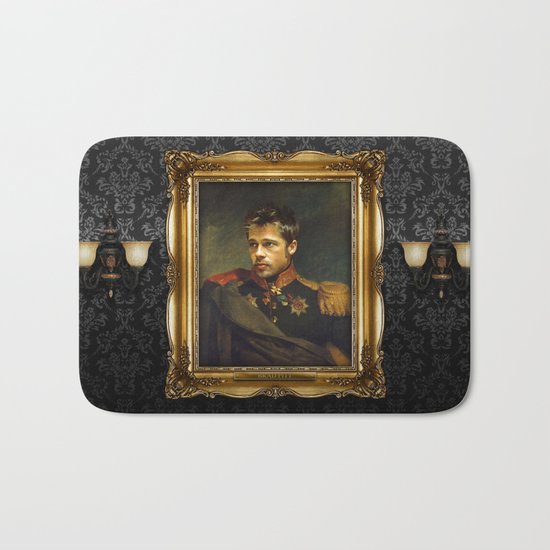 Brad Pitt - replaceface Bath Mat