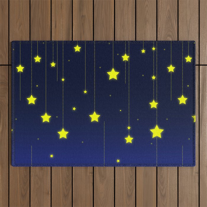 Starry starry night Outdoor Rug