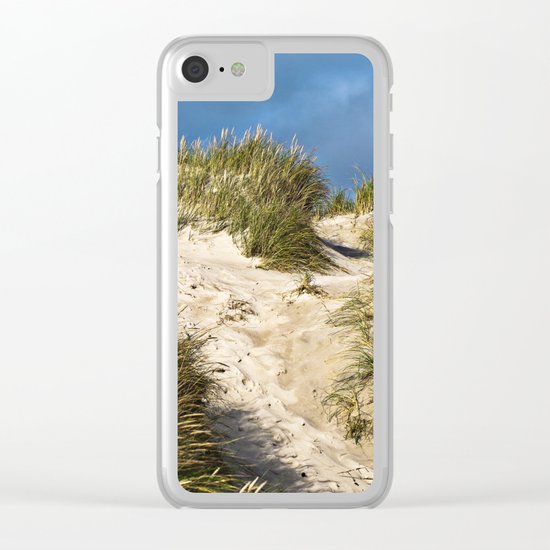 Scandinavian Sand Dune of Henne in Denmark Clear iPhone Case