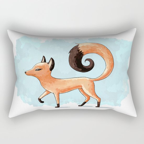 Proud Fox Rectangular Pillow