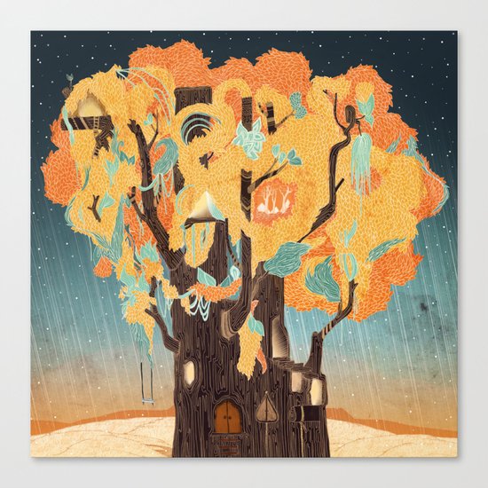 Treehouse Canvas Print