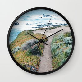 The Path to the Ocean Wall Clock