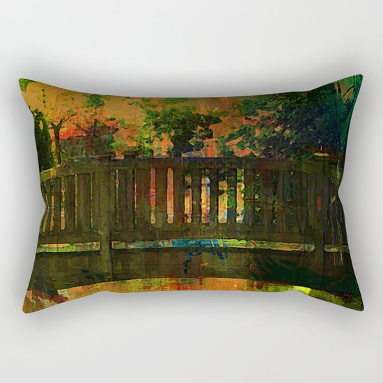 The bridge of Central Park Rectangular Pillow