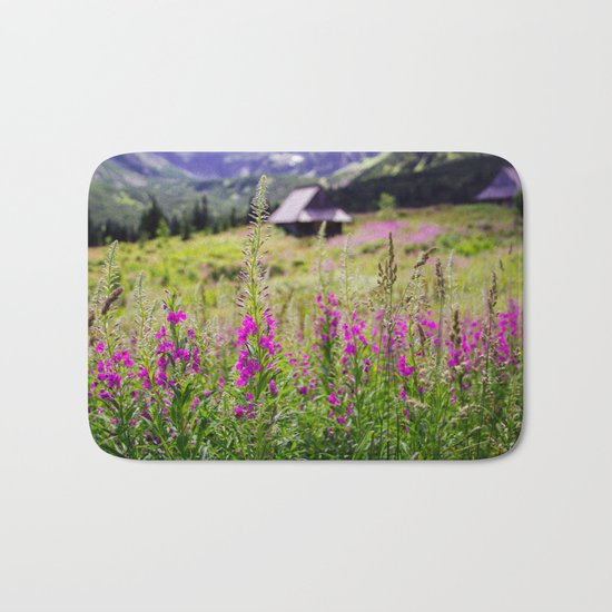 Fireweed In The Mountains Bath Mat