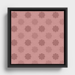 Floral pattern Framed Canvas