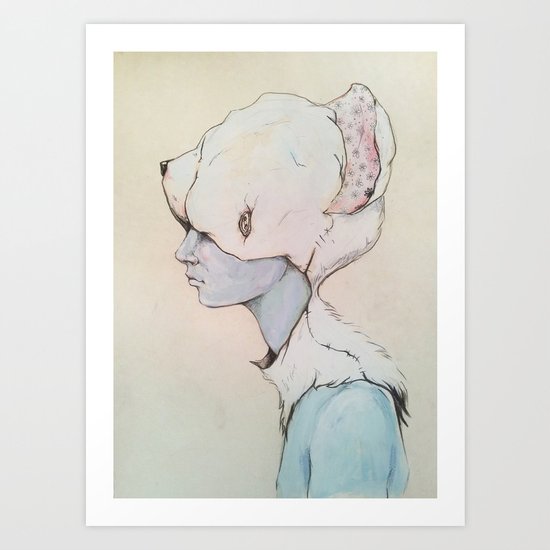 Portrait E Art Print