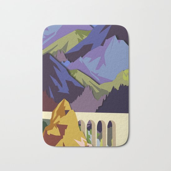 The Great, Great Night Mountain No. 10 Bath Mat