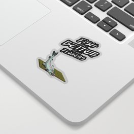 Fish are Better than Flowers - Simple Sticker