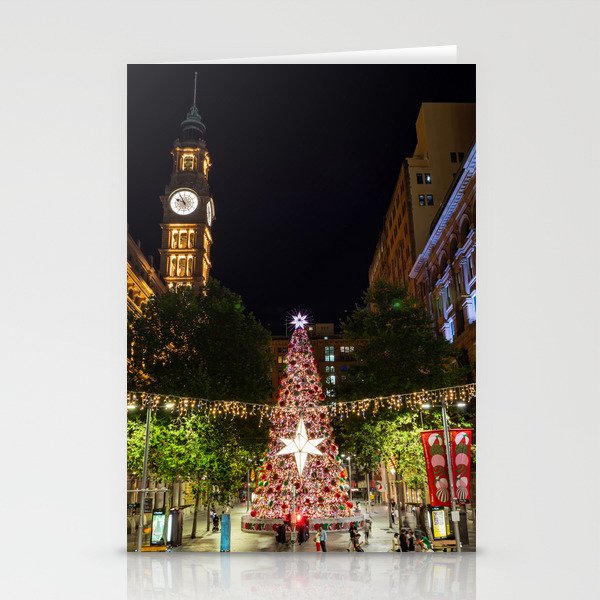 Christmas Tree, Martin Place, Sydney Stationery Cards