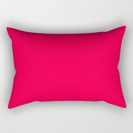 Neon Romance Red Rectangular Pillow