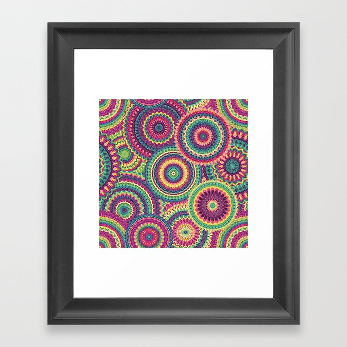 Mandala 115 Framed Art Print