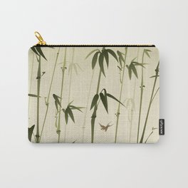 Bamboo forest Carry-All Pouch | Nature, Painting, Illustration, Vector 
