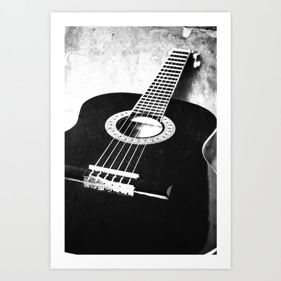 Guitar Art Print