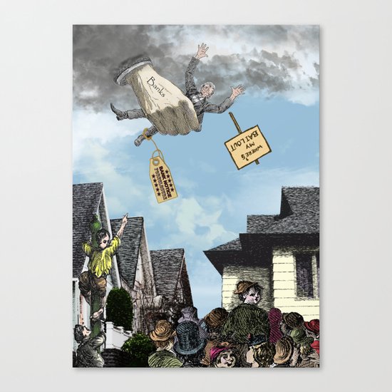I HEAR AMERICA SCREAMING! Canvas Print