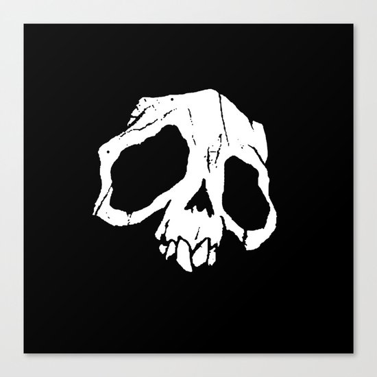 Ghoul Skull Canvas Print