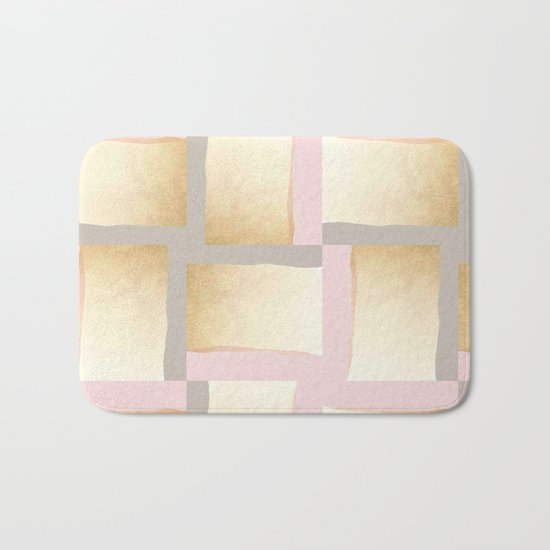 Pastels + Gold #society6 #decor #buyart Bath Mat