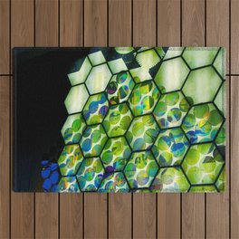 DNA on the Wall Outdoor Rug