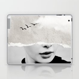 minimal collage /silence Laptop Skin