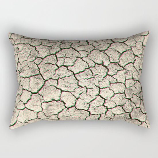 Glitchy desert Rectangular Pillow